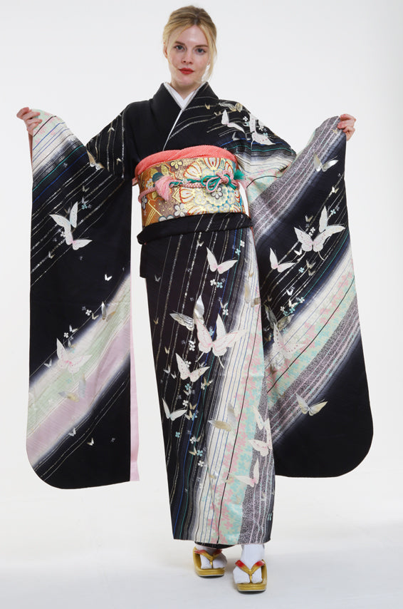 振袖セット「銀蝶』